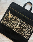 Luxe Fabric Project Bag with Tassel - The Flying Needles