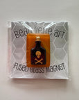 Poison Bottle Fused Glass Needle Minder - The Flying Needles