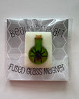 Poison Bottle Fused Glass Needle Minder - The Flying Needles