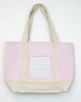 Self Finishing Canvas Tote with Insert - The Flying Needles
