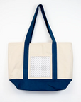 Self Finishing Canvas Tote with Insert - The Flying Needles