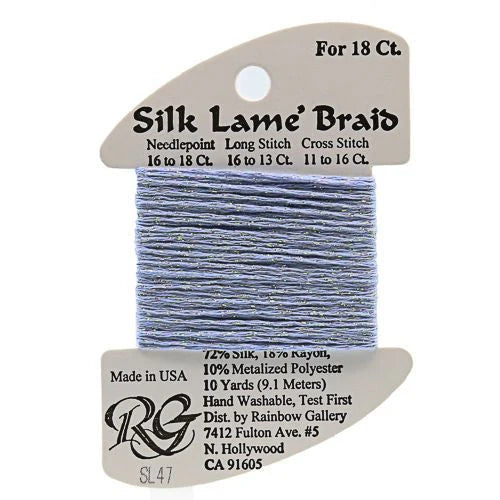 Silk Lame Braid SL47 Lavender Blue – The Flying Needles