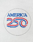 America 250 Domed Ornament with Confetti