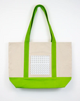 Self Finishing Canvas Tote with Insert - The Flying Needles