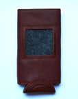 Self-Finishing Leather Can Cozy, Slim 12 oz can - The Flying Needles