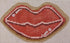Lips Cookie with stitch guide - The Flying Needles