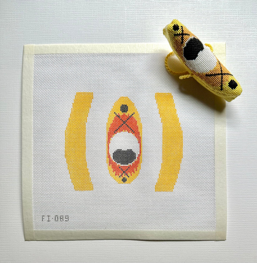 3D Kayak Ornament - The Flying Needles