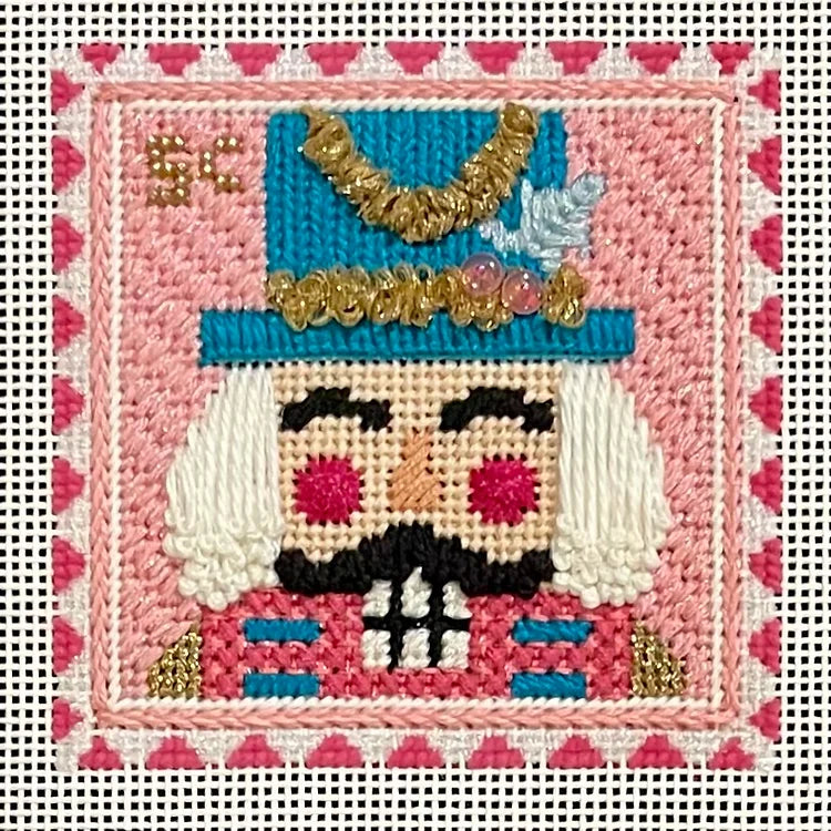 Nutcracker Stamp with Stitch Guide - The Flying Needles