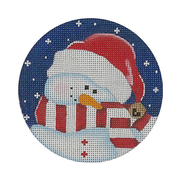 Shy Snowman, red/white