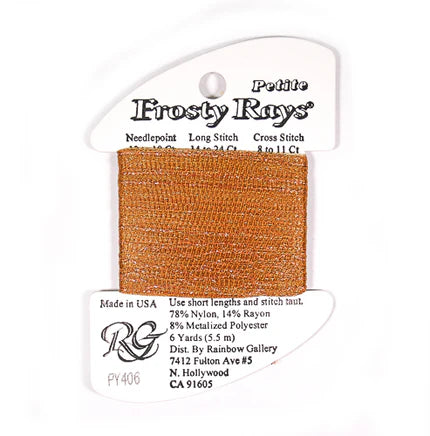 Petite Frosty Rays PY406 New Copper - The Flying Needles