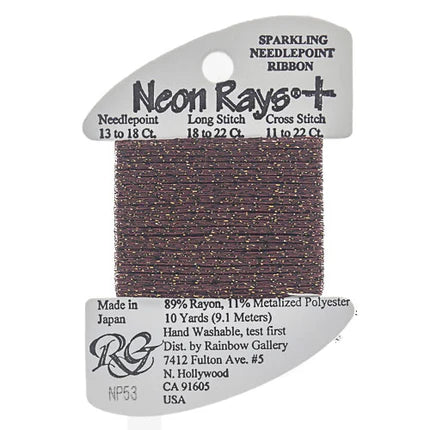 Neon Rays Plus NP53 Dark Brown - The Flying Needles