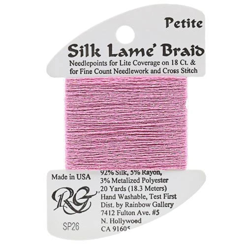 Petite Silk Lame SP26 Raspberry - The Flying Needles
