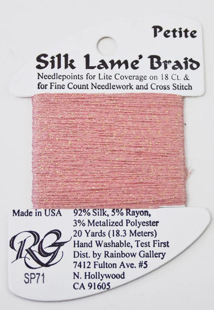 Petite Silk Lame SP71 Peach - The Flying Needles