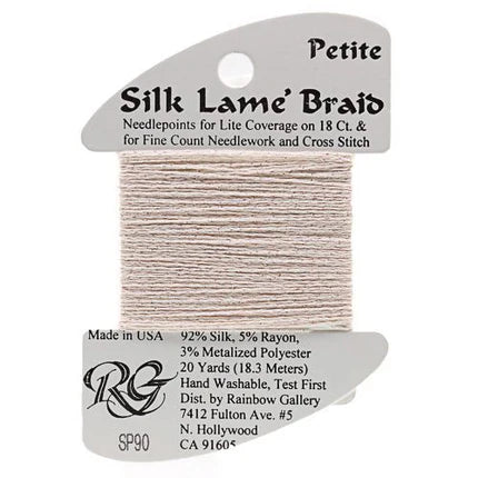 Petite Silk Lame SP90 Barely Pink - The Flying Needles