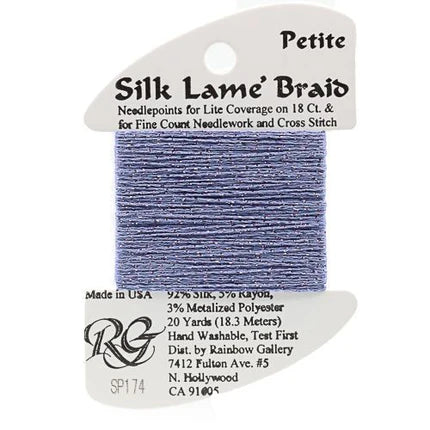 Petite Silk Lame SP174 Periwinkle - The Flying Needles