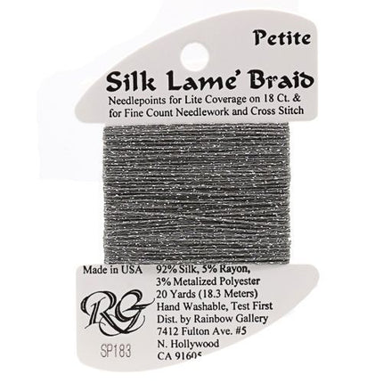 Petite Silk Lame SP183 Gray Stone - The Flying Needles