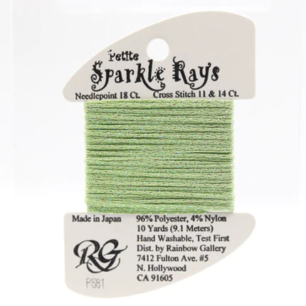 Petite Sparkle Rays PS81 Pistachio - The Flying Needles
