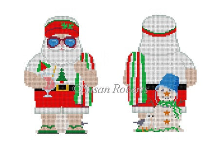 Beach Santa, 2 sided - The Flying Needles