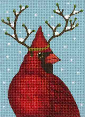 Cardinal with Branches - The Flying Needles