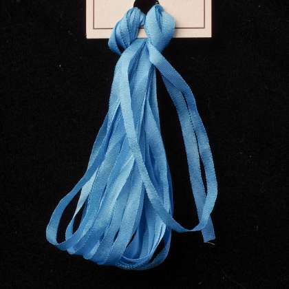 Treenway Silk 15 Azure Silk Ribbon - The Flying Needles