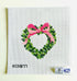 Heart Shaped Wreath - The Flying Needles