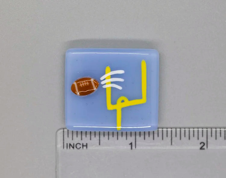 Football Goal Post Glass Needleminder - The Flying Needles