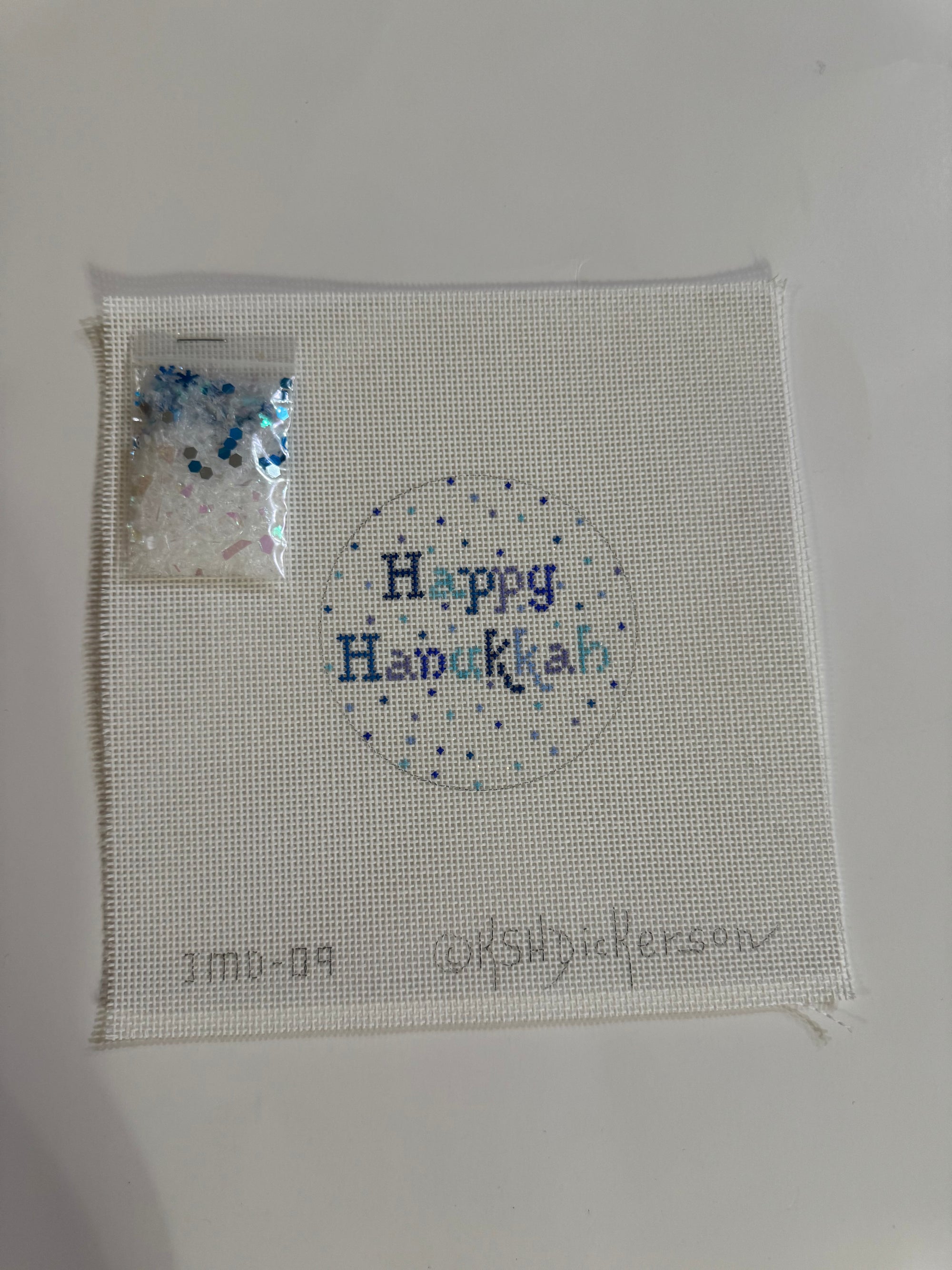 Happy Hanukkah Snow Globe - The Flying Needles