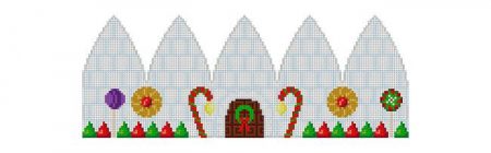 3D Marshmallow Igloo Gingerbread House - The Flying Needles