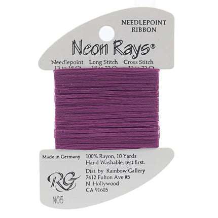 Neon Rays N05 Dark Mauve - The Flying Needles