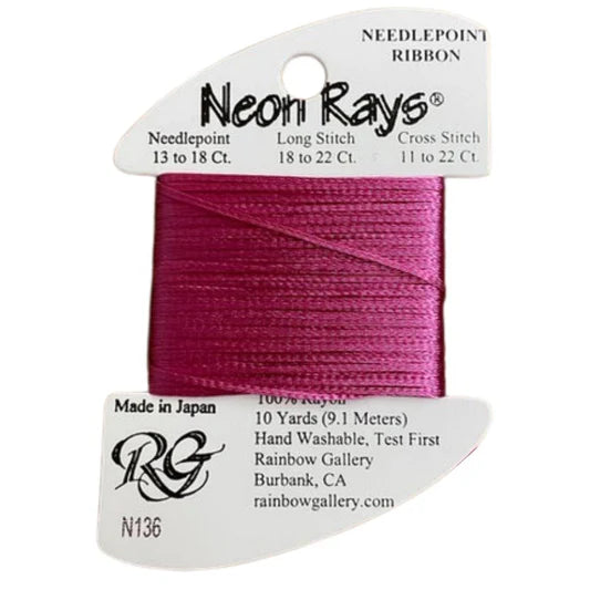 Neon Rays N136 Dark Rose Pink - The Flying Needles