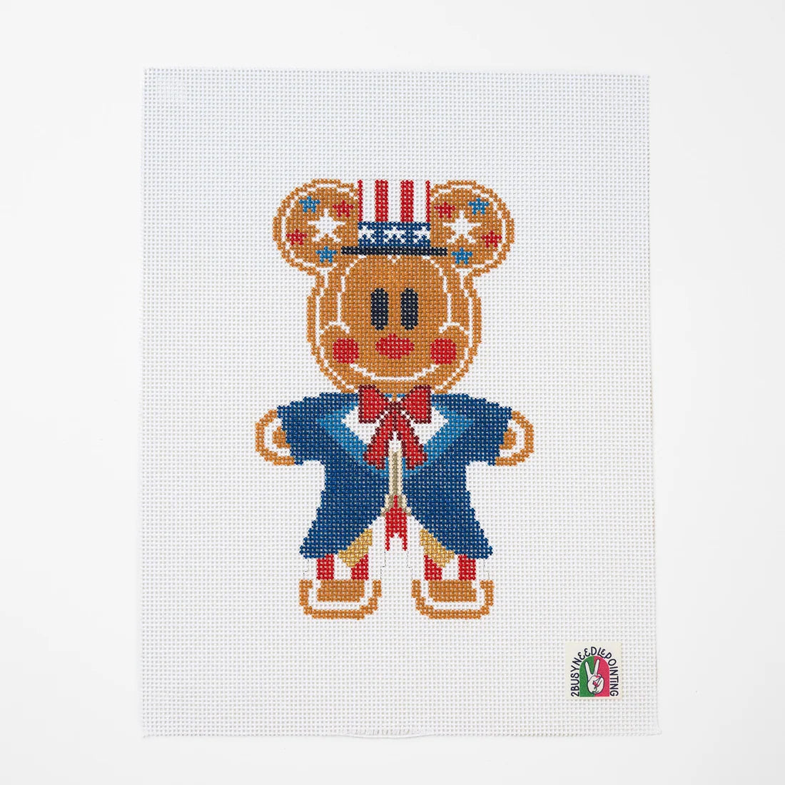 Gingerbread 4th of July Mouse - The Flying Needles