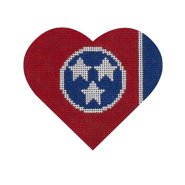 Tennessee Flag Heart