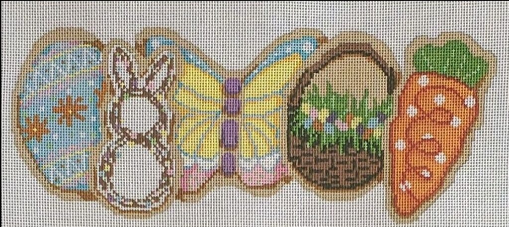 Easter Cookies Row - The Flying Needles