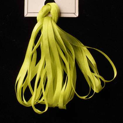 Treenway Silk 309 Apple Green Silk Ribbon - The Flying Needles