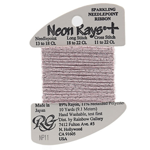 Neon Rays Plus NP11 Pale Pink - The Flying Needles