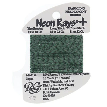 Neon Rays Plus NP32 Spruce Green - The Flying Needles