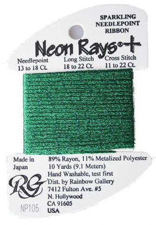 Neon Rays Plus NP105 Christmas Green - The Flying Needles