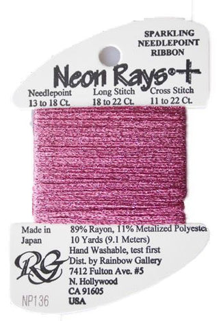 Neon Rays Plus NP136 Dark Rose Pink - The Flying Needles