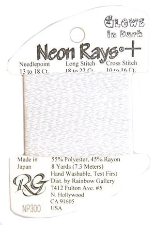 Neon Rays Plus NP300 White Glow in the Dark - The Flying Needles