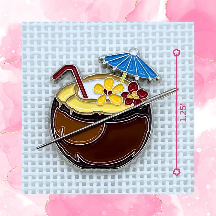 Brown Coconut Drink Needleminder