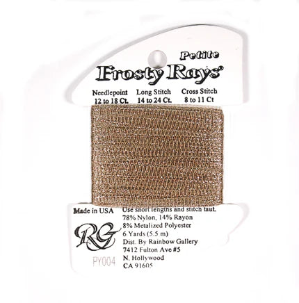 Petite Frosty Rays PY004 Fawn Gloss - The Flying Needles