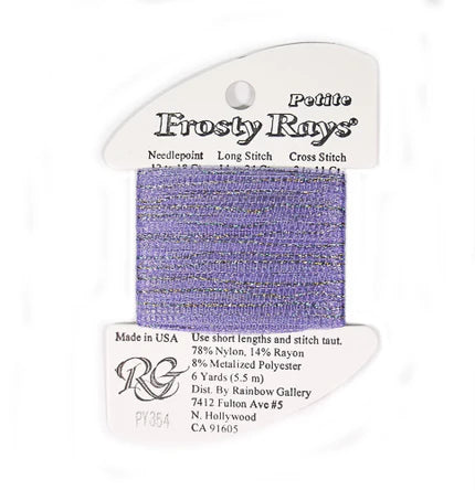Petite Frosty Rays PY354 Violet Sparkle - The Flying Needles