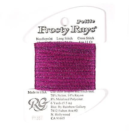Petite Frosty Rays PY387 Fuchsia Swirl - The Flying Needles