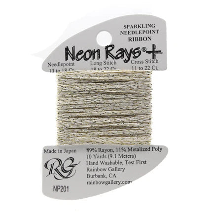 Neon Rays Plus NP201 Gold Sparkle - The Flying Needles