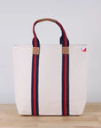 Leather Canvas Tote - The Flying Needles