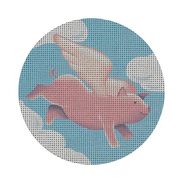 Flying pig/clouds