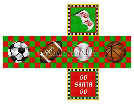 Sports Balls 2" Cube - The Flying Needles