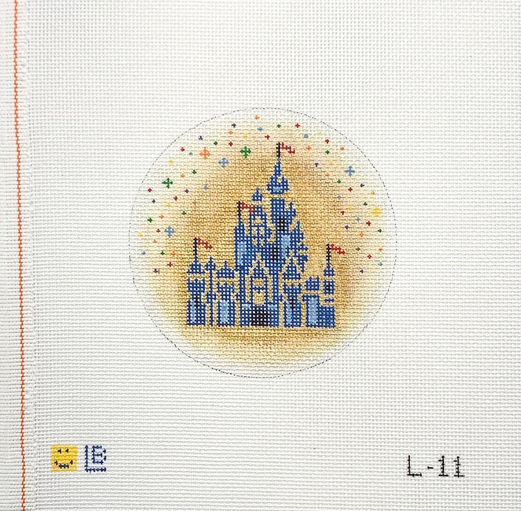 Castle with Gold Background - The Flying Needles