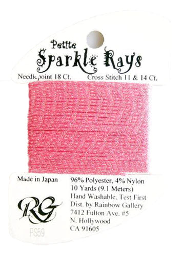 Petite Sparkle Rays PS59 Hot Pink - The Flying Needles