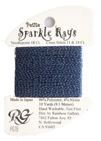 Petite Sparkle Rays PS75 Navy Blue - The Flying Needles